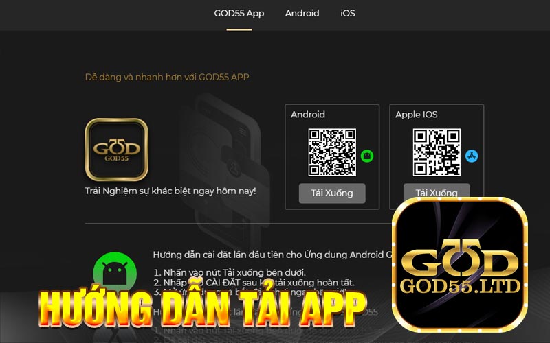 Hướng Dẫn Tải App God55